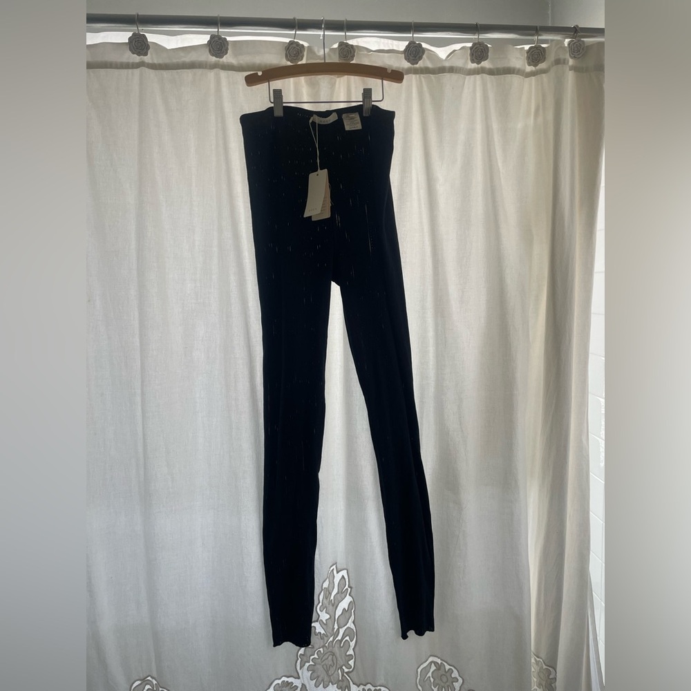 Doen Rhea Pointelle pant black NWT